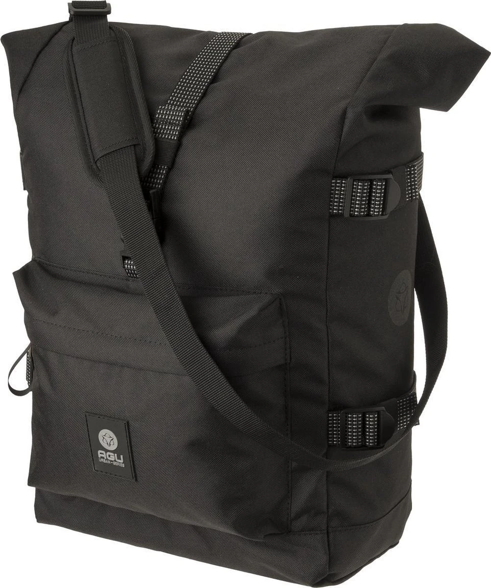 AGU Trend H2O Roll-Top Enkele Fietstas Urban Zwart - 14 L - Afbeelding 8