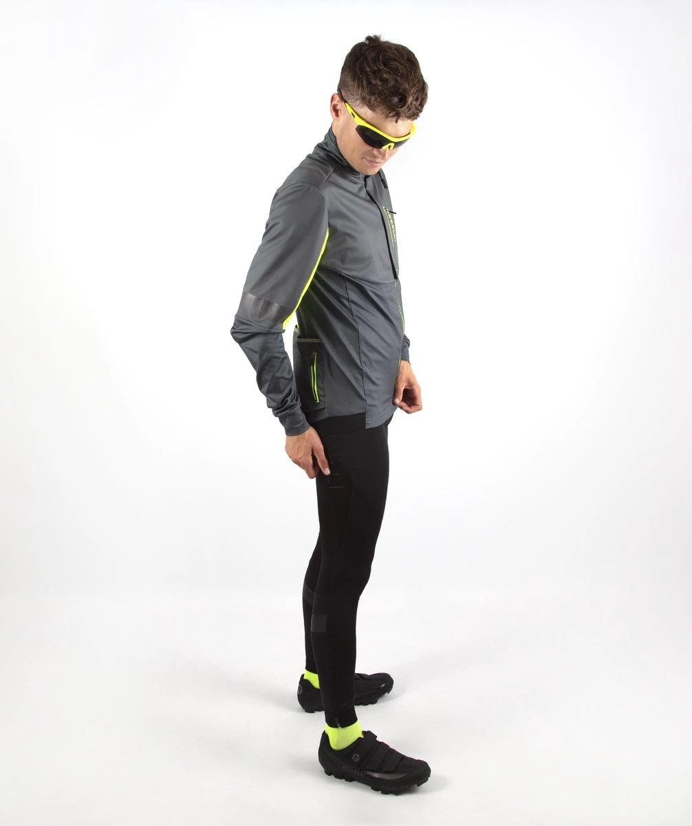 Rogelli Focus - Lange Fietsbroek Met Bretels - Heren - Maat XL - Zwart - Afbeelding 14