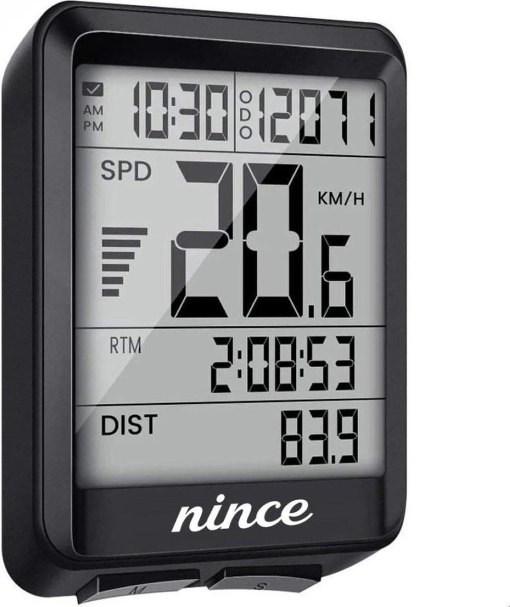 Nince Draadloze Fietscomputer Van Hoge Kwaliteit 2022 Model - Fiets Computer Draadloos Waterdicht