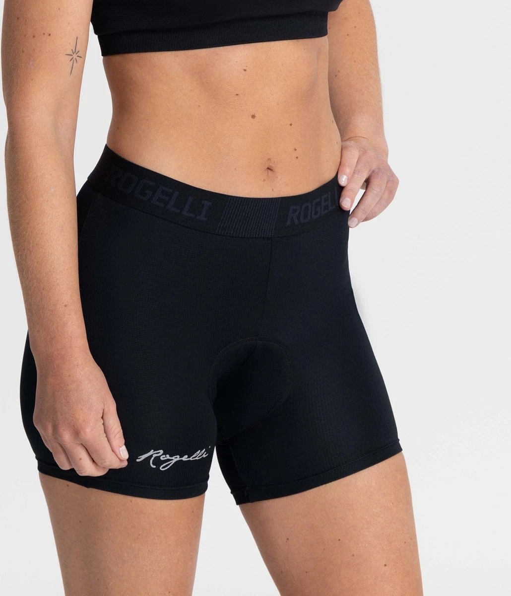Rogelli Boxer For Ladies - Fiets-Ondershort Met Zeem - Dames - Maat XL - Zwart - Afbeelding 4