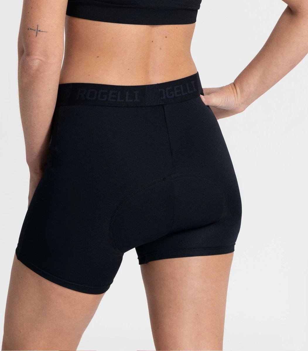 Rogelli Boxer For Ladies - Fiets-Ondershort Met Zeem - Dames - Maat XL - Zwart - Afbeelding 3