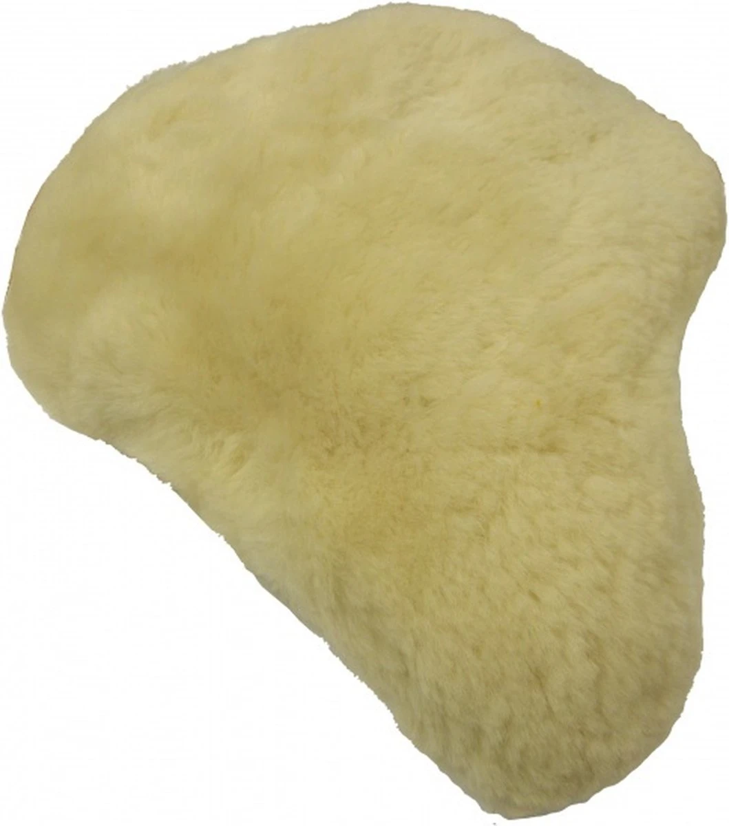 Zadelhoes Schapenvacht Beige - Zadeldek - Beschermhoes Zadel - Schapenhoes Zadel - Afbeelding 5