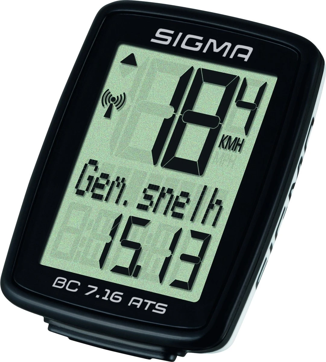 Sigma Fietscomputer BC 7.16 ATS - Draadloos - Zwart - Afbeelding 2