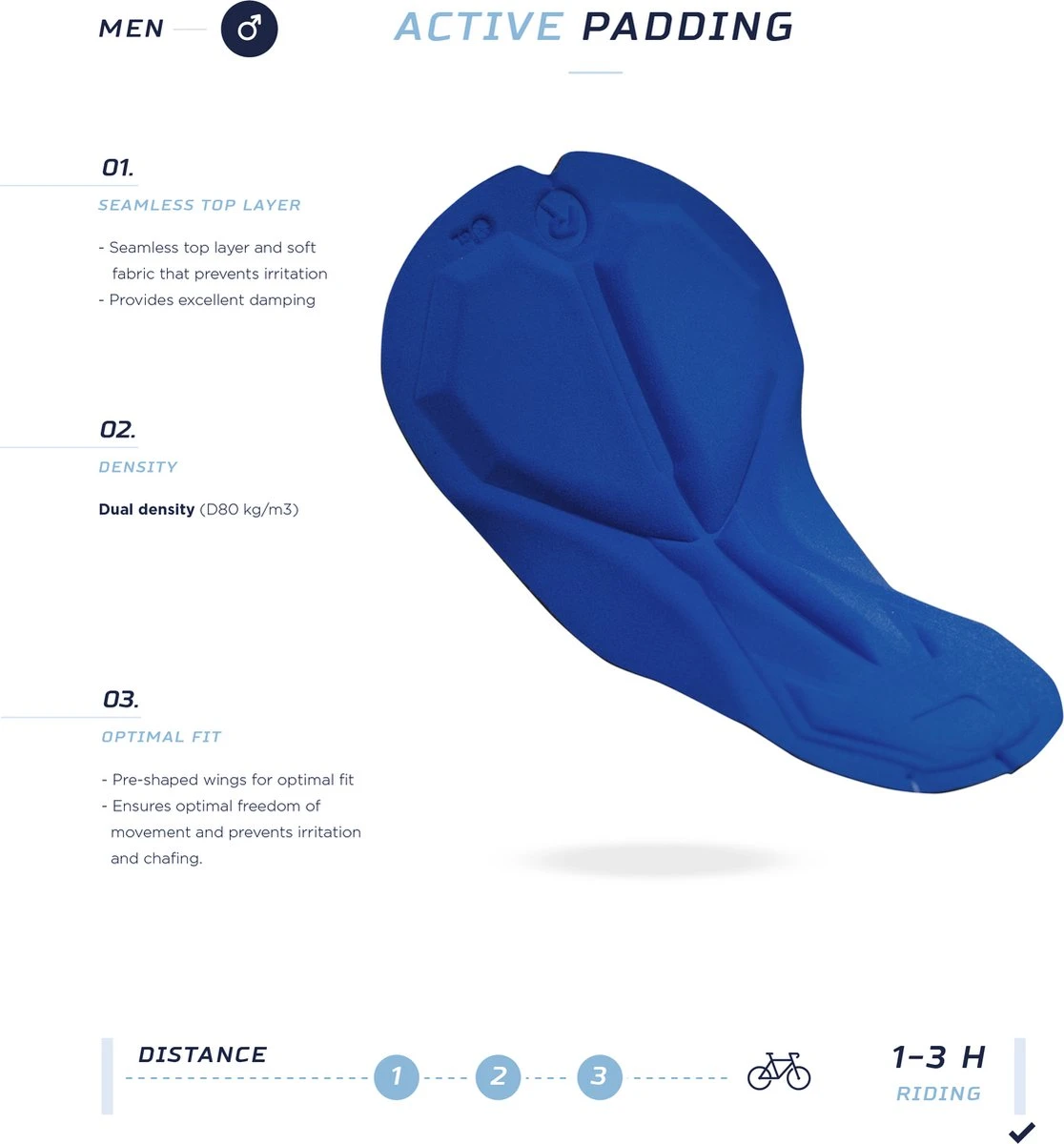 Rogelli Core - Korte Fietsbroek - Heren - Maat M - Zwart - Afbeelding 3