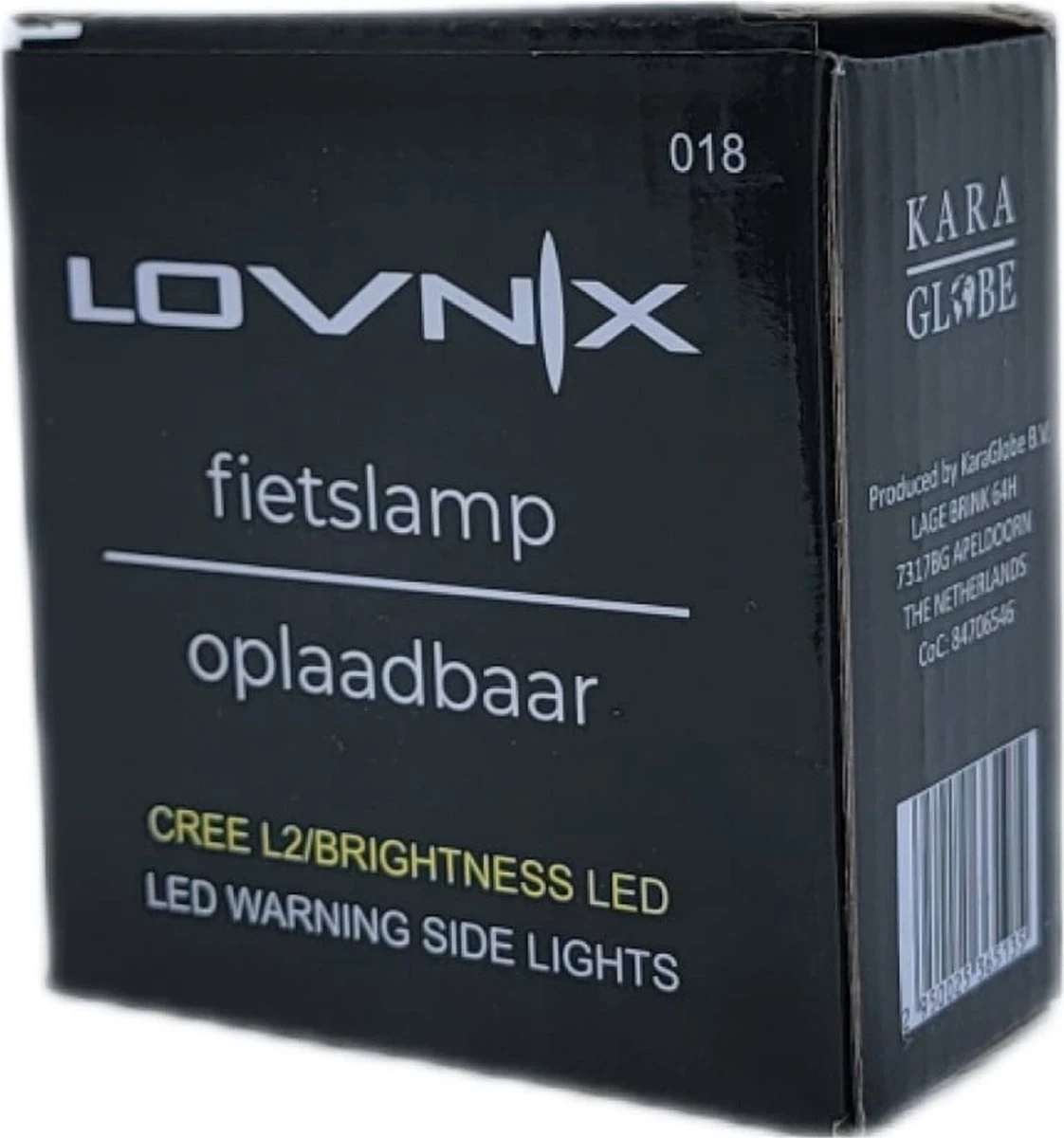 Lovnix - Oplaadbare Fietslamp LED Verlichting Set - USB Oplaadbaar - Fietslicht Met LED Lamp - Voor- En- Achter Licht - Regenbestendig - Geschikt Voor Mountainbike Fietsen Wandelen Speleologie - Afbeelding 2