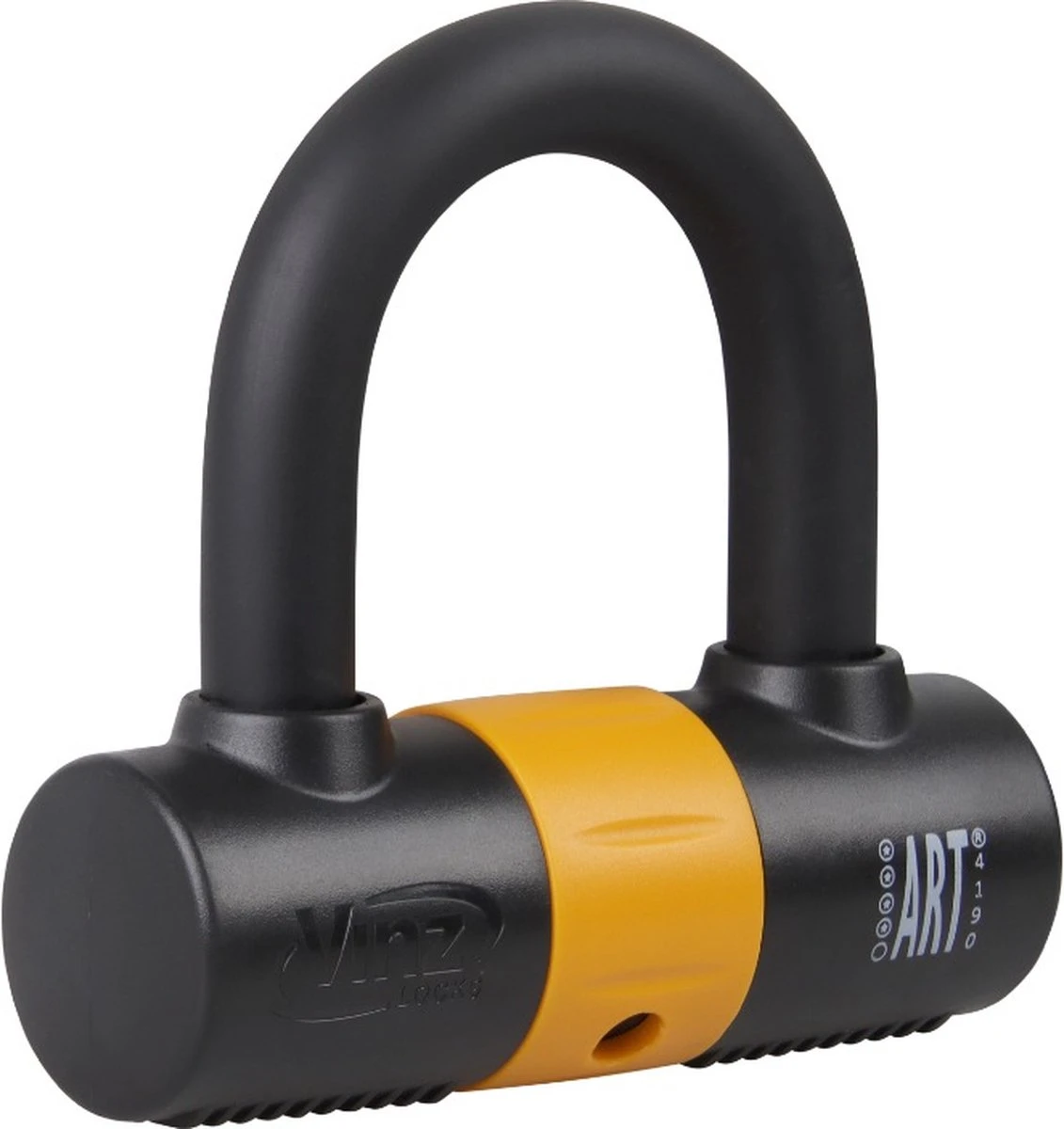 VINZ Trivor ART 4 Kettingslot - 300 Cm Motorslot Van Gehard Staal Met Ring / Scooterslot Met Hangslot / Bootslot 3 Meter /Schijfremslot - Afbeelding 3