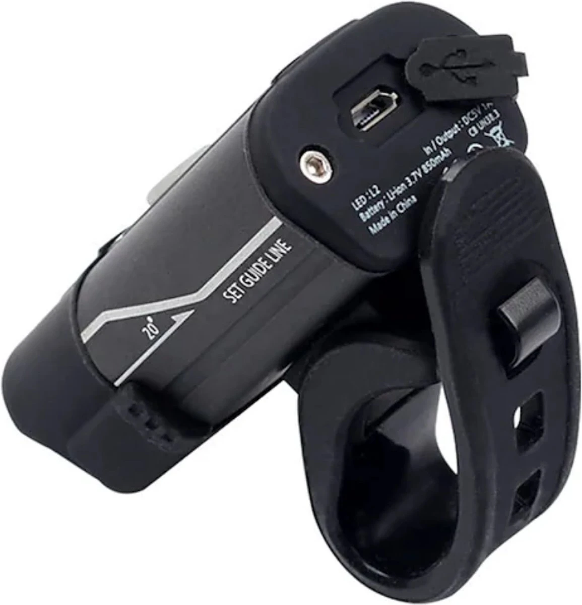 Lovnix - Oplaadbare Fietslamp LED Verlichting Set - USB Oplaadbaar - Fietslicht Met LED Lamp - Voor- En- Achter Licht - Regenbestendig - Geschikt Voor Mountainbike Fietsen Wandelen Speleologie - Afbeelding 18