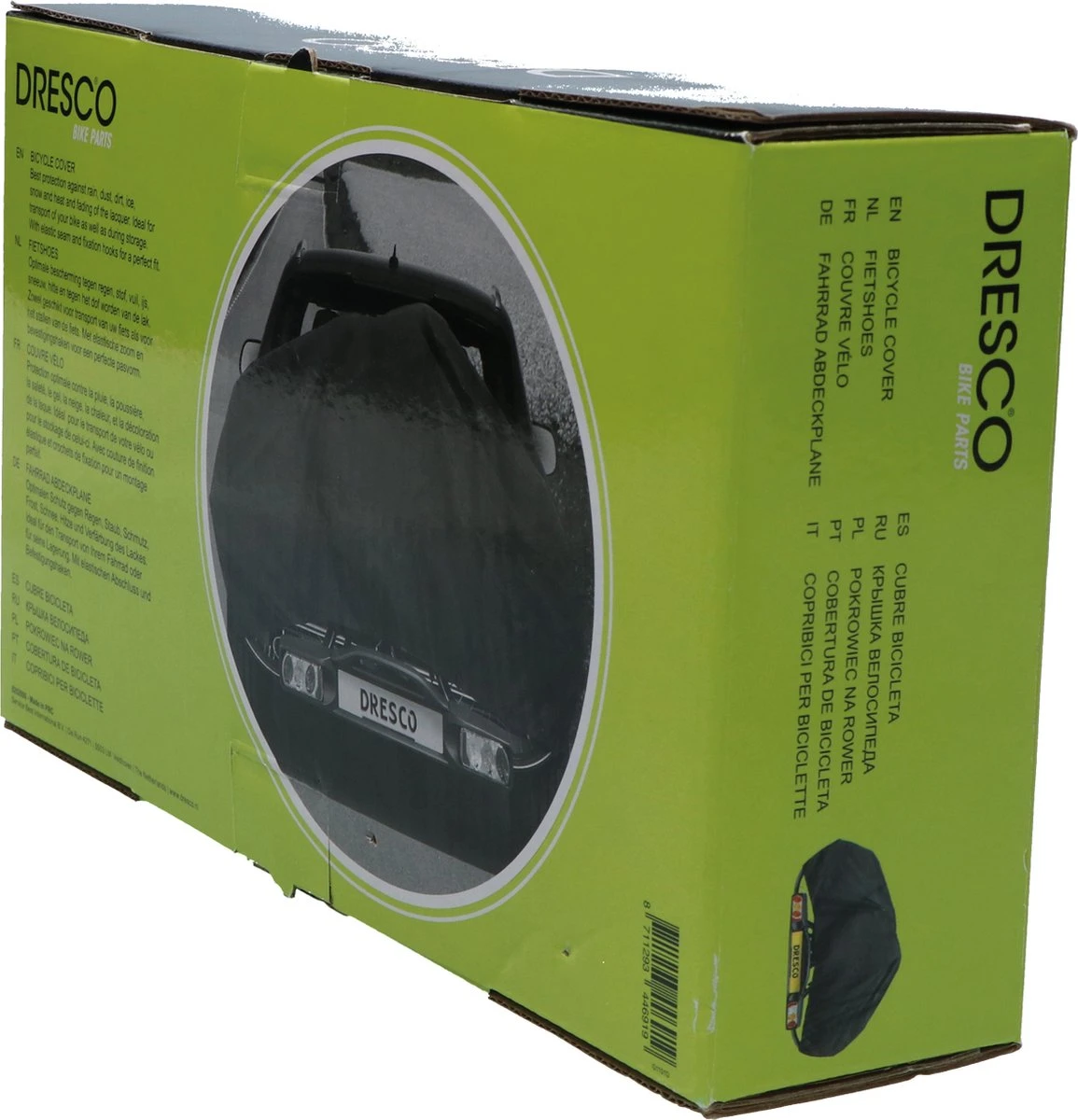 Dresco Fietshoes Voor 1 Fiets | Waterdicht | 200x72x98cm | Voor Fietsendrager En Stalling - Afbeelding 9