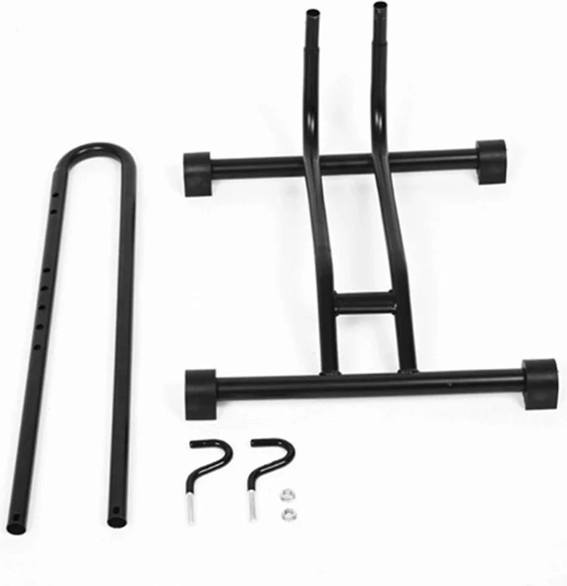 Decopatent® Fietsrek Om Fiets Horizontaal Te Stallen - Fietsstaander Standaard - Fietsrek Voor 1 Fiets - Voor Racefiets MTB E-bike - Afbeelding 4