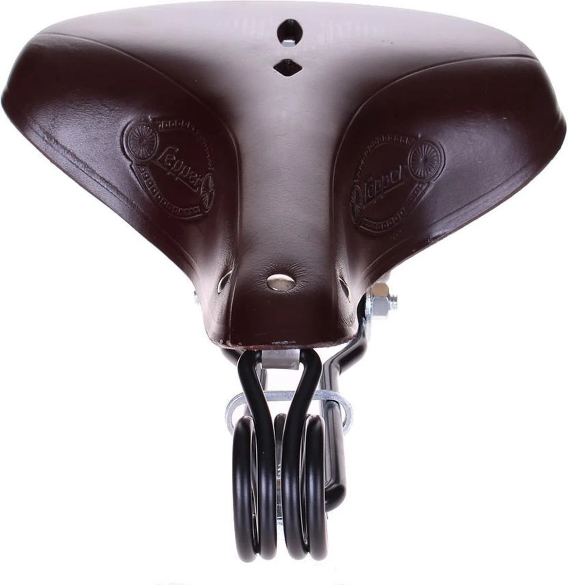 Lepper L-85 Hammock Fietszadel - Leer - Heren - Bruin - Afbeelding 5