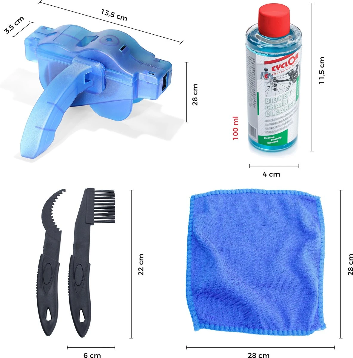 Blazing Bikers Fietsketting Reiniger Set - Afbeelding 11