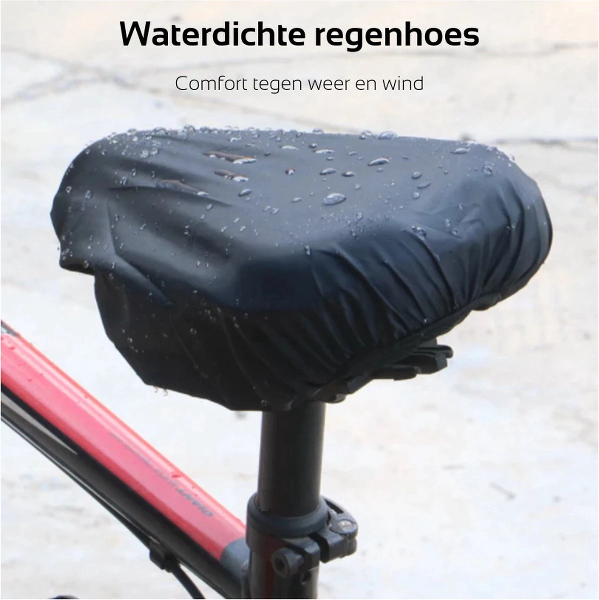 Smilegoods® Gel Zadelhoes Fiets 3D - Zadeldek - Zadelhoes Waterdicht - Zadeldek Fiets - Universeel Brede Zadels - Veiligheidsreflector Voor In Het Donker - Afbeelding 6