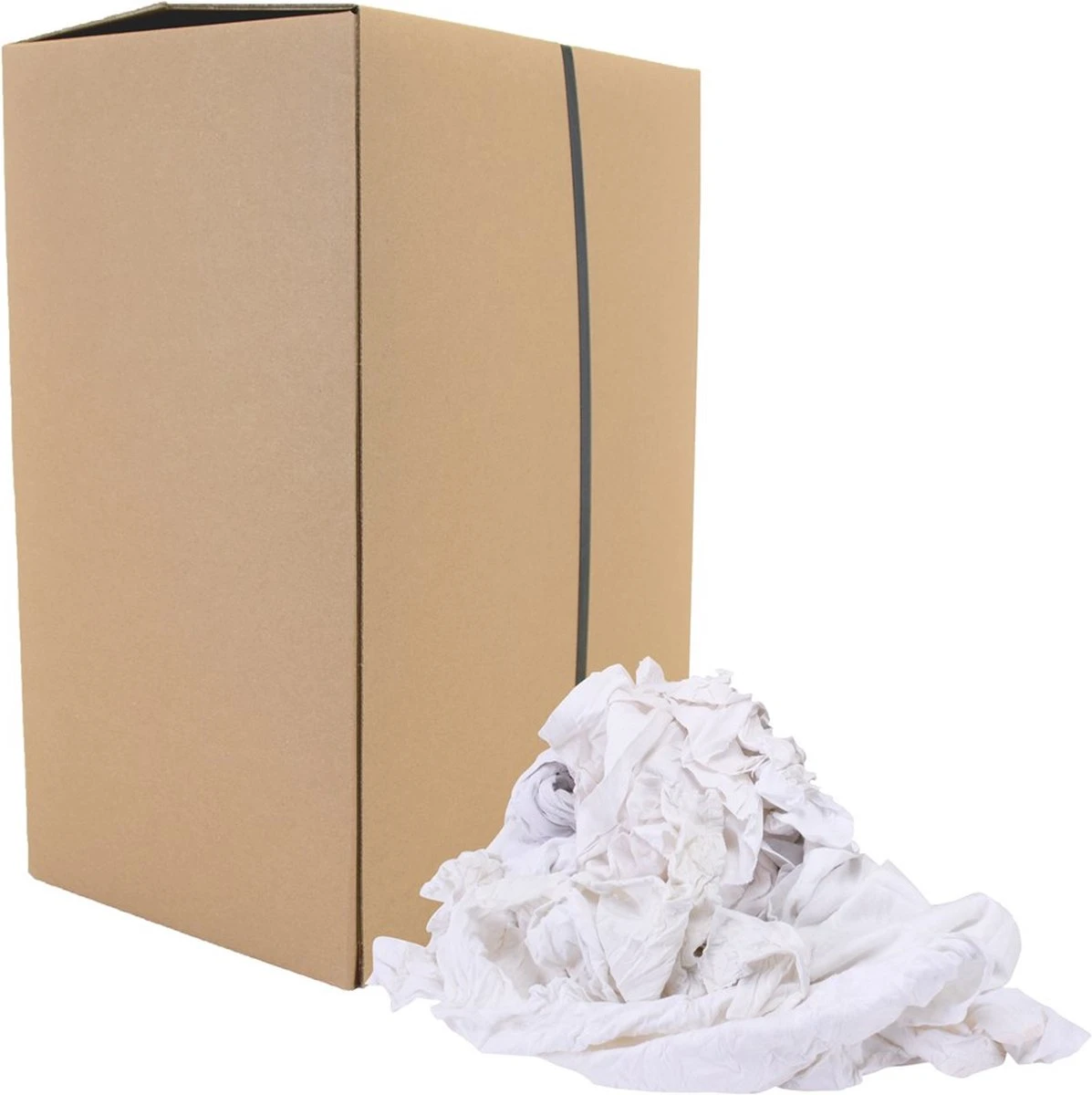 Tom Poetslappen Wtrw Witte Tricot Lappen Per 10kg - Afbeelding 4