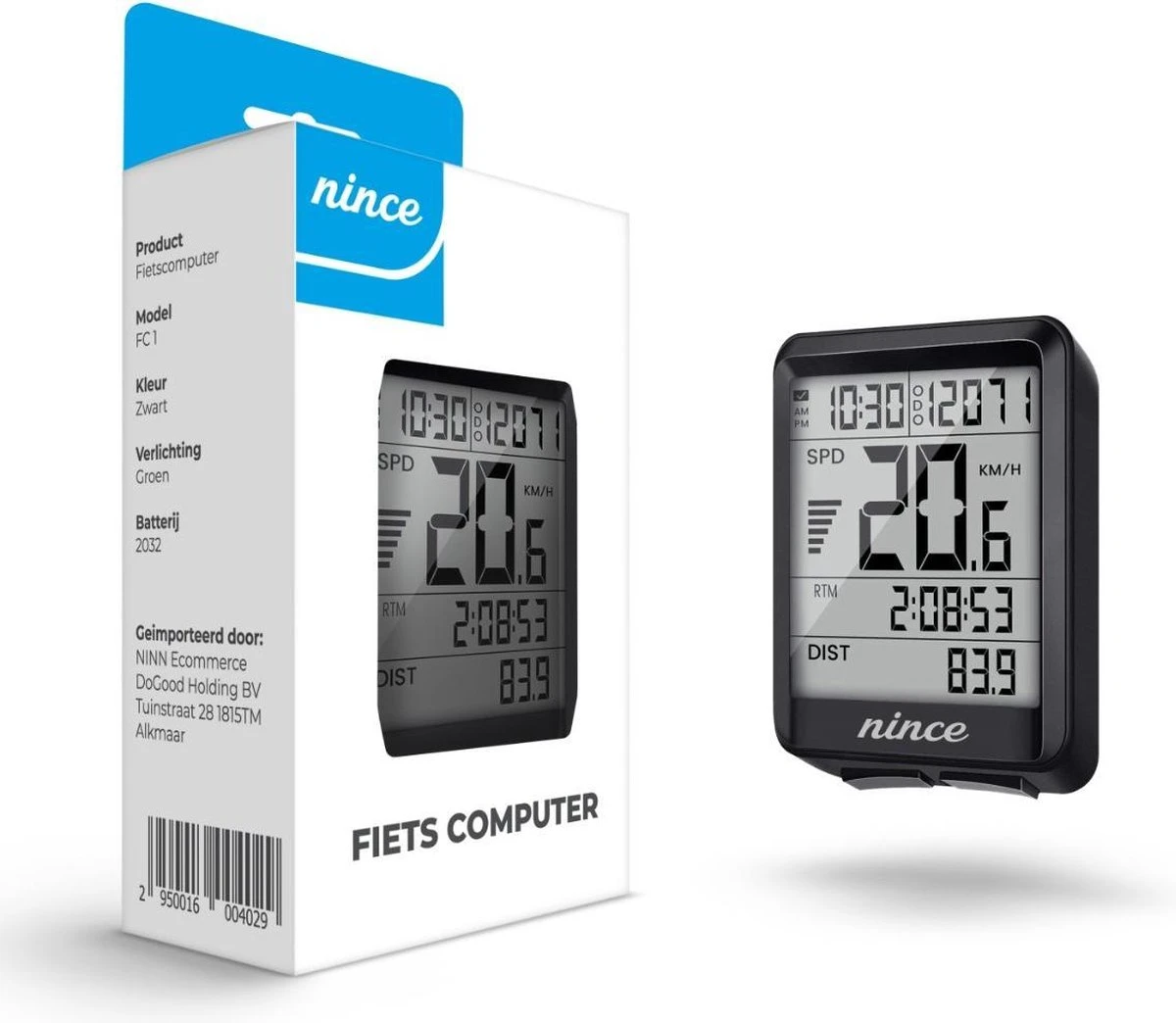 Nince Draadloze Fietscomputer Van Hoge Kwaliteit 2022 Model - Fiets Computer Draadloos Waterdicht - Afbeelding 8