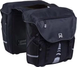Willex Bagagetas 1200 XL - Dubbele Fietstas - 50 Liter - Zwart