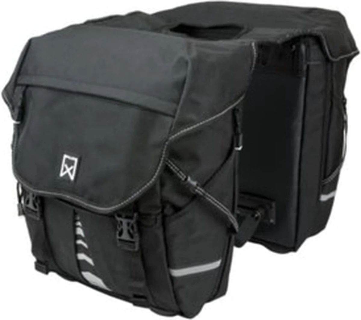 Willex Bagagetas - Dubbele Fietstas - 28L - Zwart - Afbeelding 10
