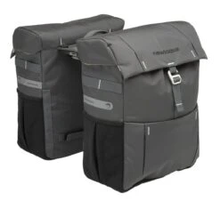 New Looxs Vigo Double Dubbele Fietstas MIK - 37 Liter - Grijs