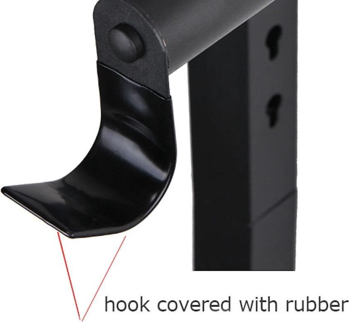 Merkloos Decopatent® Staand Fietsenrek Om 2 Fietsen Op Te Hangen - Ophangen Van 2 Fietsen Boven Elkaar - Fietsrek Ophangsysteem - 220 Cm - Afbeelding 2