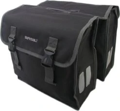Basil Mara XL Dubbele Fietstas - Zwart - 35 Liter