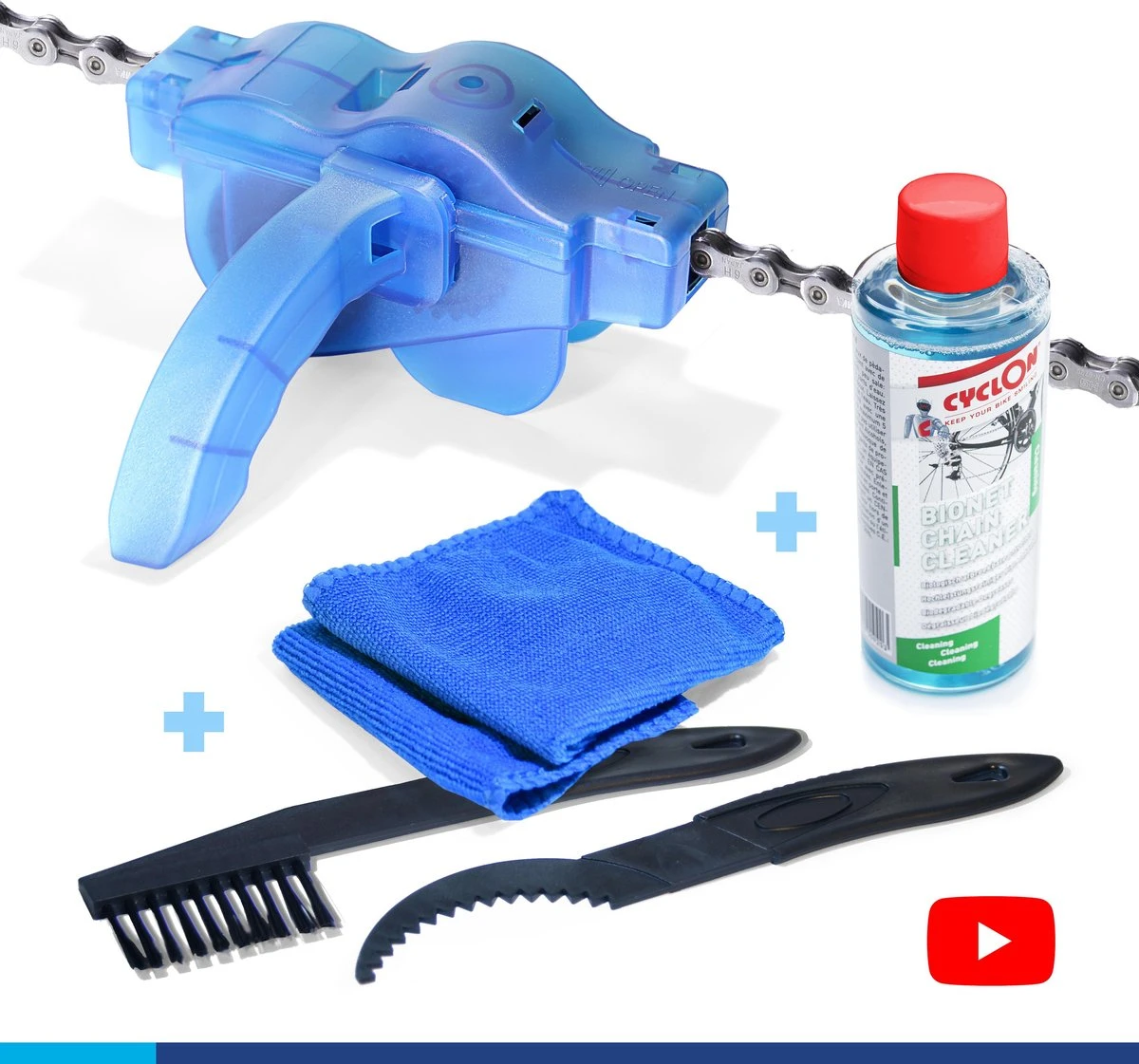 Blazing Bikers Fietsketting Reiniger Set - Afbeelding 9