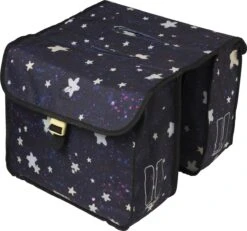 Basil Stardust Dubbele Fietstas - Paars - 20 Liter