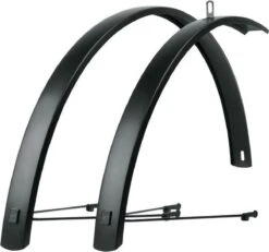 SKS Spatbordset Edge 28 Inch Aluminium Zwart