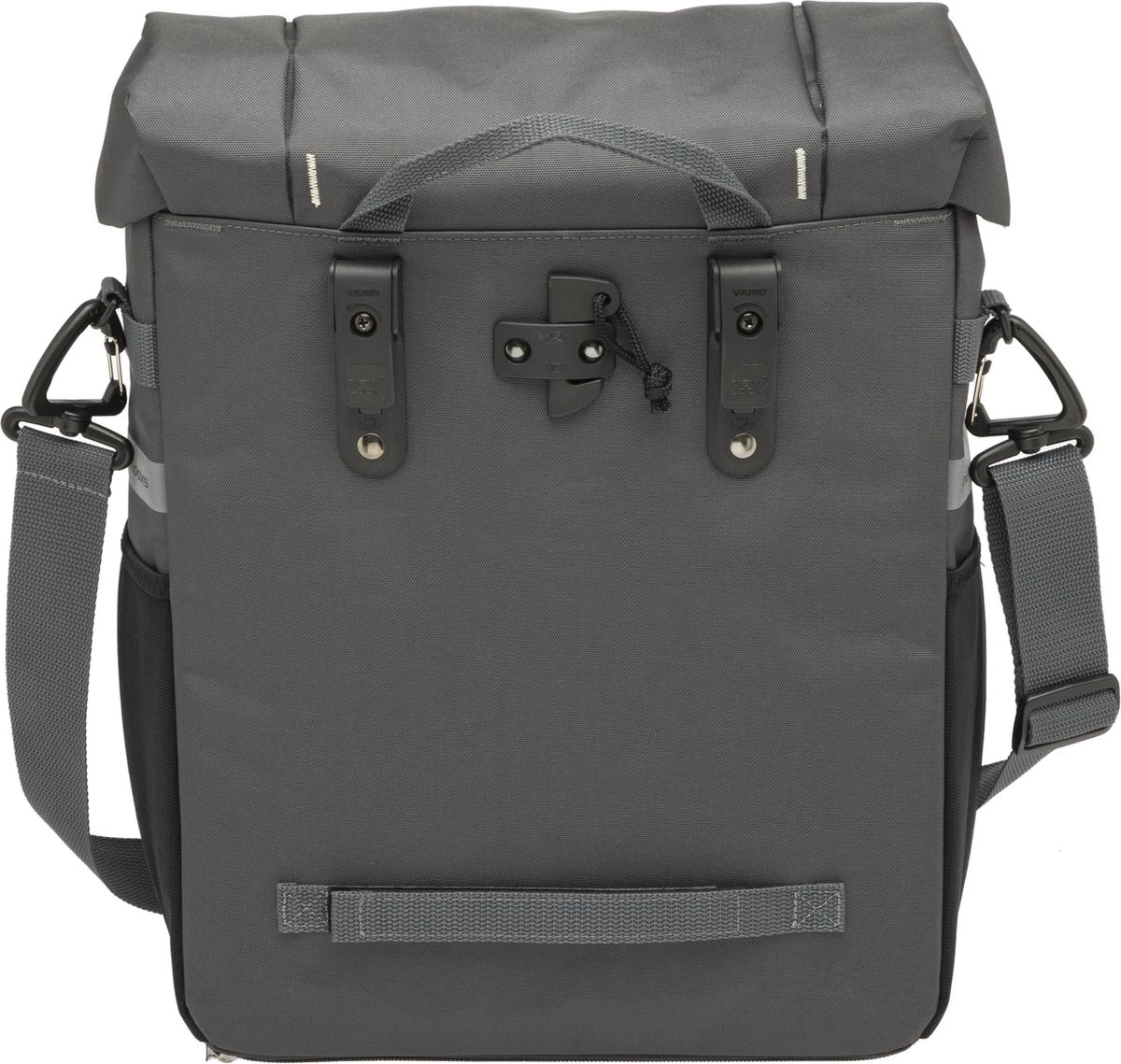 New Looxs Vigo Single Enkele Fietstas - Afneembaar - 18,5 Liter - Grijs