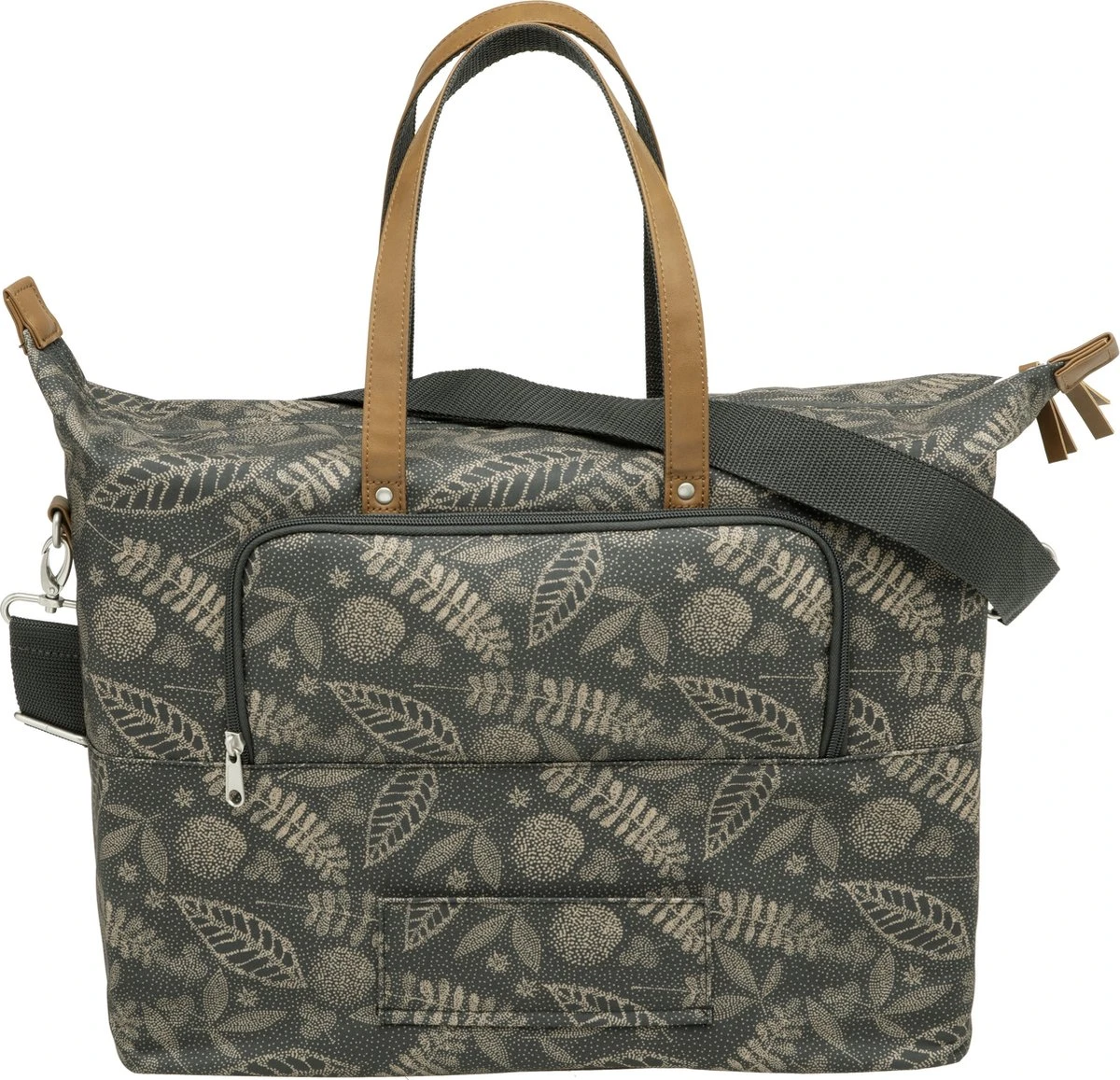 New Looxs Tendo Forest Enkele Fietstas Laptoptas Shopper - 15 Inch Laptopvak - 21 Liter - Antraciet - Afbeelding 10