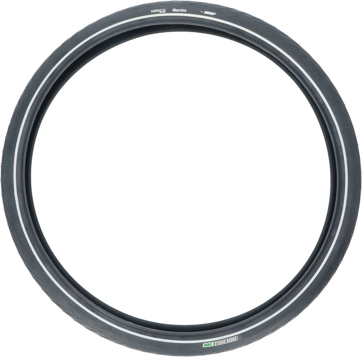 Dresco Anti-Lek Buitenband Mambo 28 X 2.00 (50-622) Reflectie Zwart - Afbeelding 2