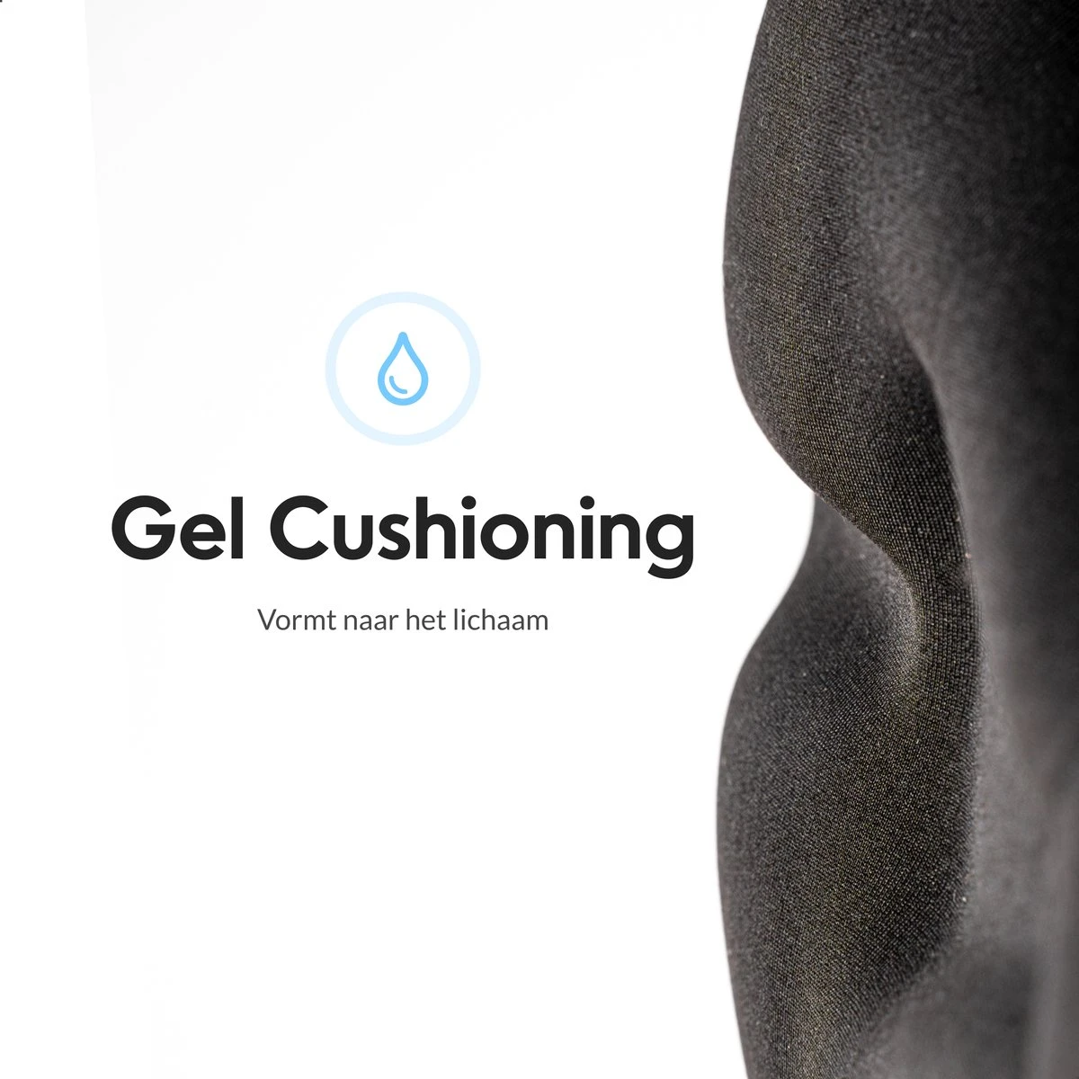 Dyken Zadelhoes Fiets Gel - Zadeldek - Universele Fietszadelhoes - Brede Zadels - Zwart - Afbeelding 5