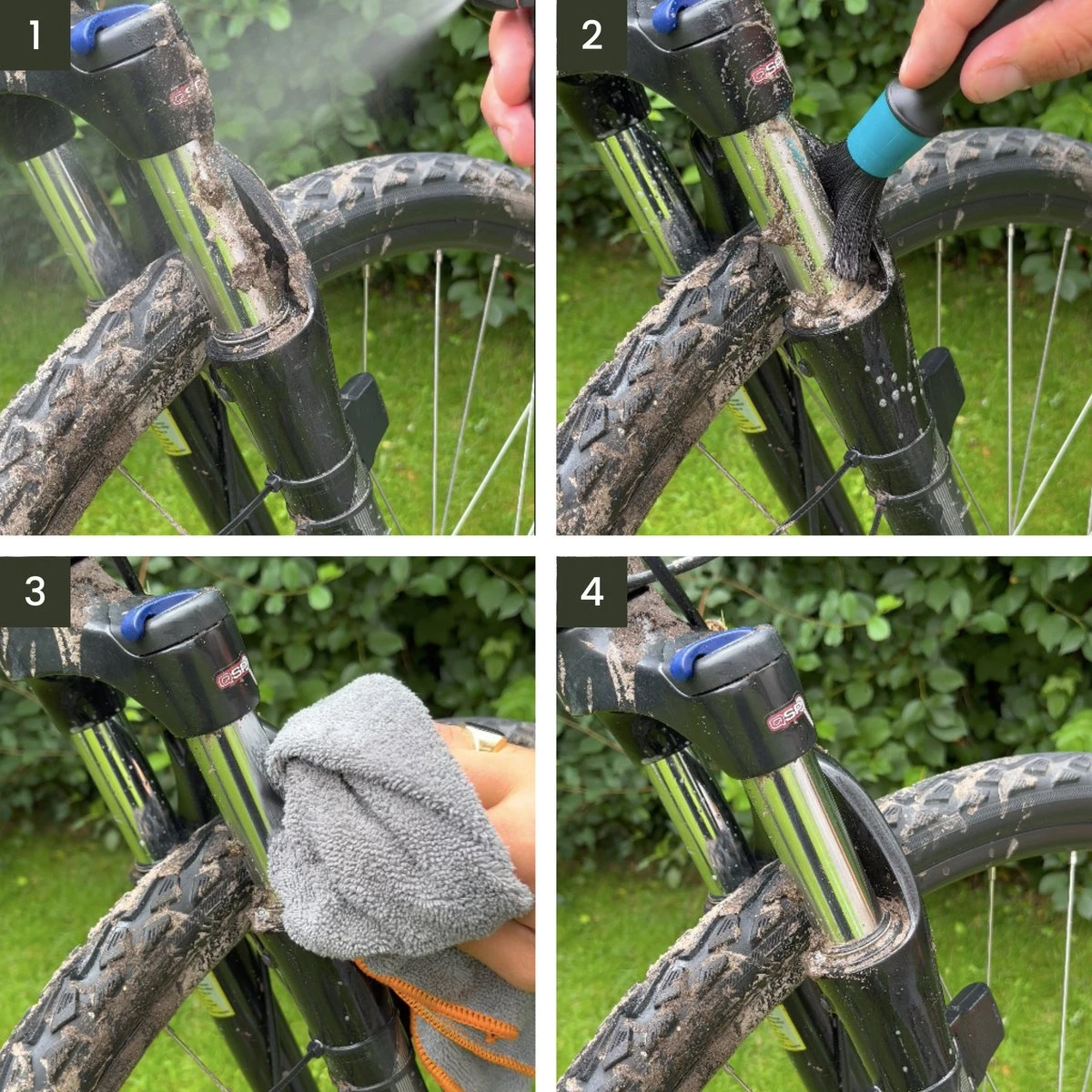 Velorest Total Bike Bundle - Fietsonderhoudsmiddelen - Fiets Reiniging & Onderhoud - Fietsreiniginsset - Fietsketting Reiniger Set - Kettingwax - Kettingolie Fiets - Ketting Reiniger Fiets - Chain Cleaner - Bike Cleaner - Showroom Ready - Afbeelding 4