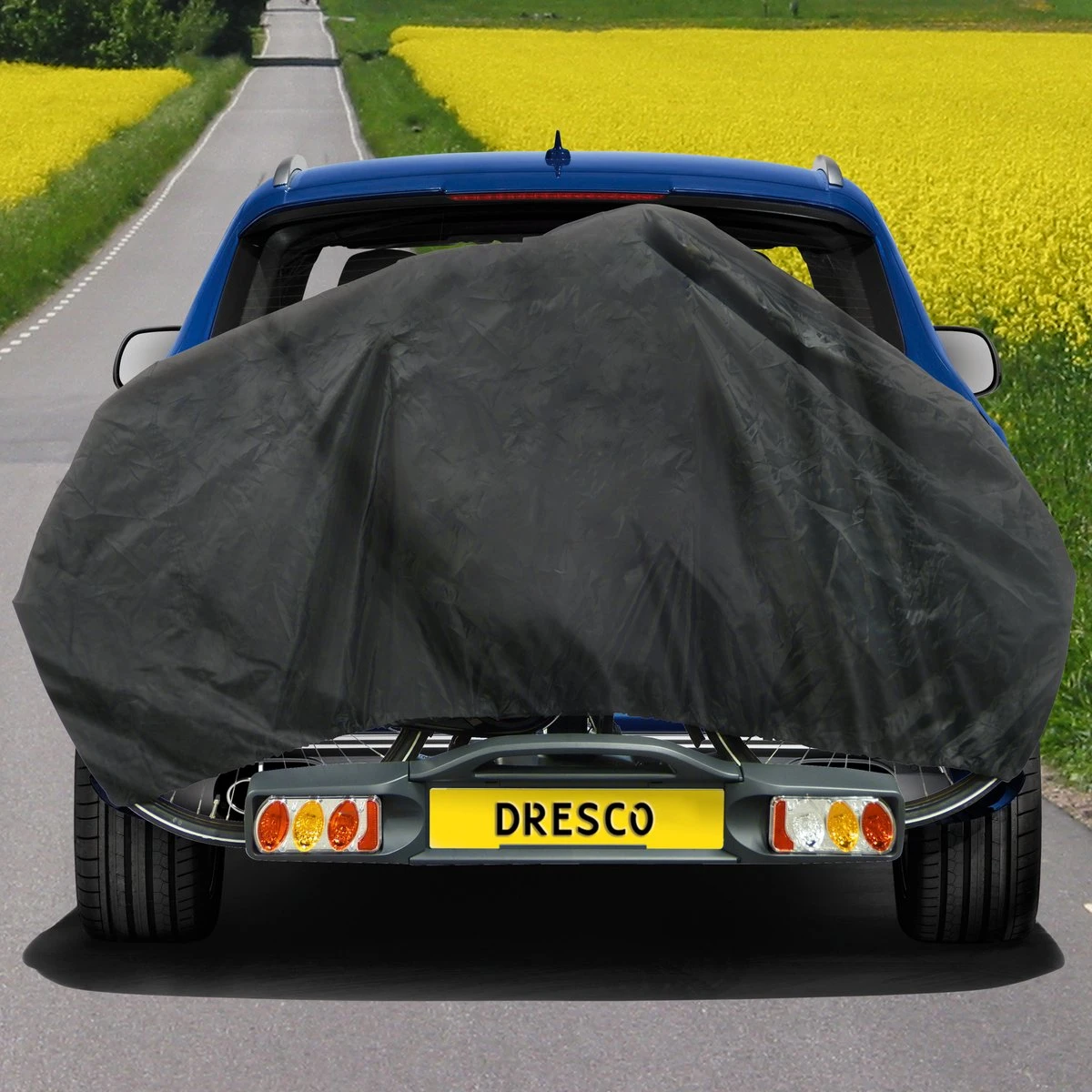 Dresco Fietshoes Voor 1 Fiets | Waterdicht | 200x72x98cm | Voor Fietsendrager En Stalling - Afbeelding 2