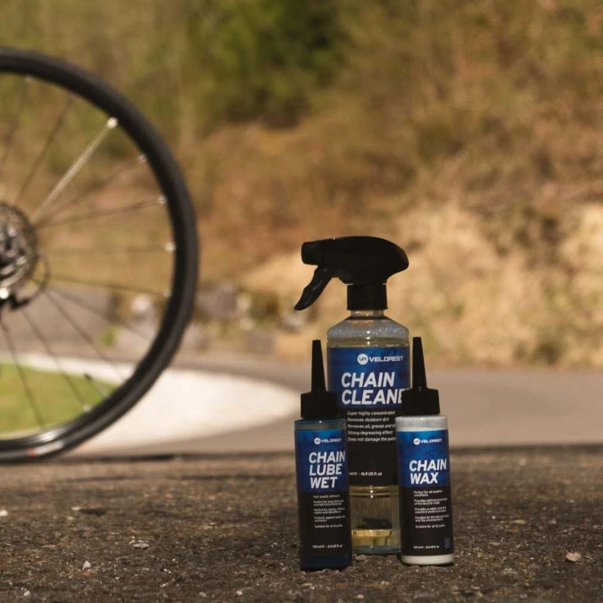 Velorest Chain Care Bundle - Ketting Reiniging & Onderhoud - Fietsonderhoudsmiddelen - Fietsketting Reiniger Set - Kettingolie Fiets - Fietsketting Smeermiddel - Chain Cleaner - Langdurige Bescherming - Afbeelding 2