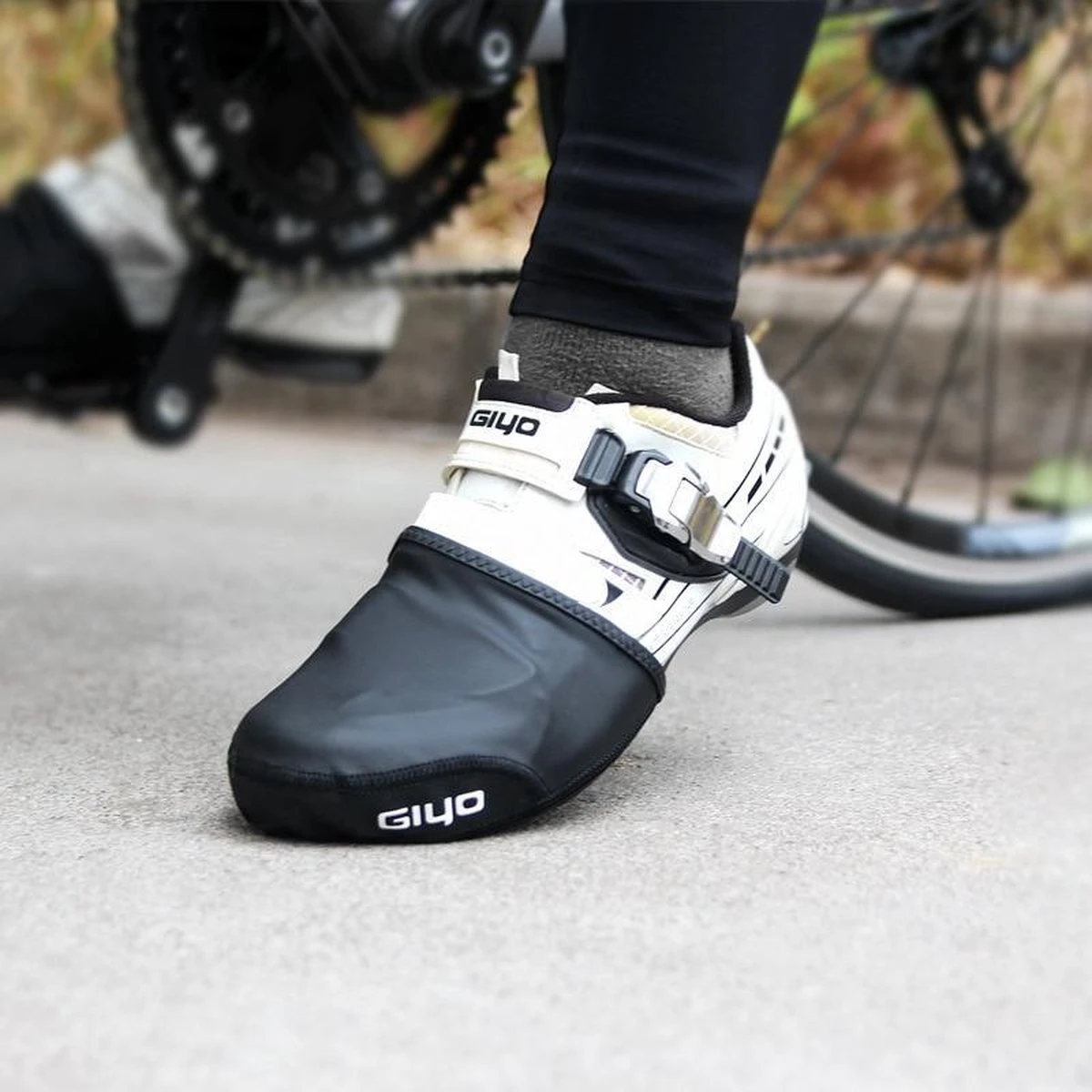 Giyo Waterdichte Halve Overschoenen Toe Covers - 1 Paar - Maat 41-46 - Zomer - Fiets Schoen Overtrek - MTB - Wielrennen/ Mountainbiken - Windproof - Afbeelding 7