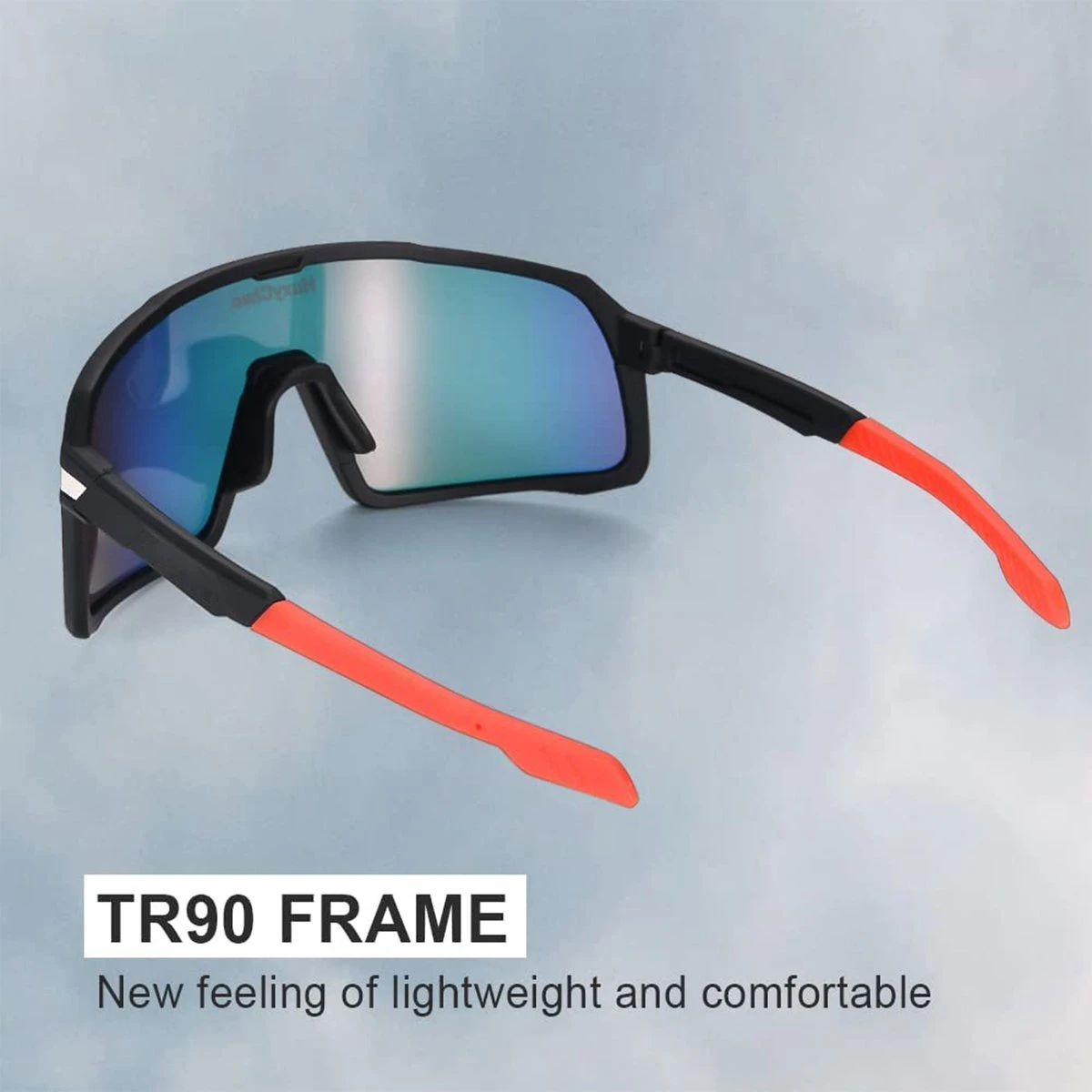 DOWO® - Fietsbrillen - Sportbrillen - Professionele Fietsbril - Lichtgewicht Racefiets - Afbeelding 6