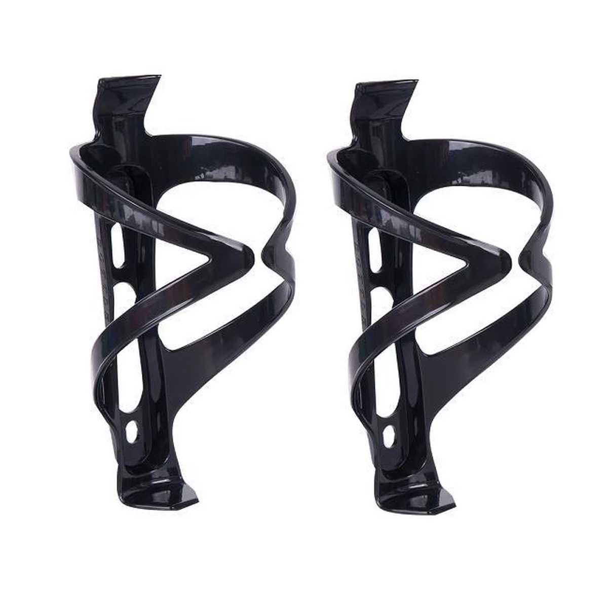 2 Stuks Ultra Lichtgewicht Bidonhouders - Krachtige Verstevigde Klemmen - Zwart - Weegt Slechts 23 Gram! - Afbeelding 2