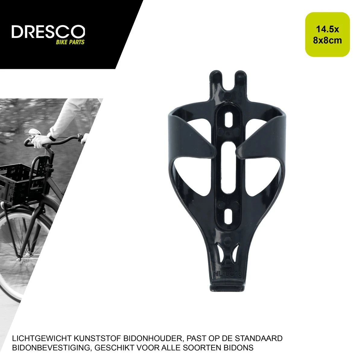 Dresco Bidonhouder Fiets Sportief Zwart | Bidonhouder Racefiets, Mountainbike - Afbeelding 4