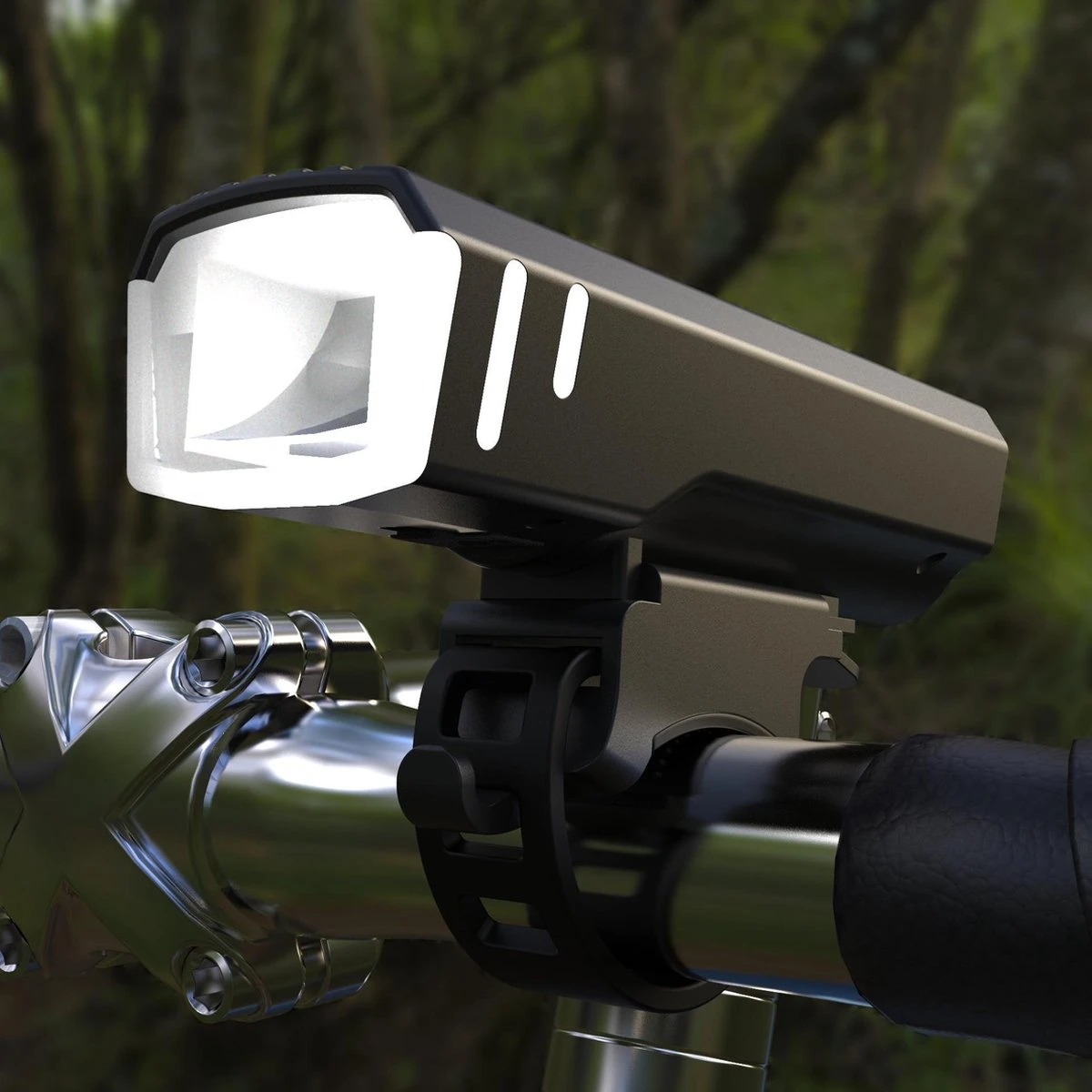 Trustic EVO | Fietsverlichting | Oplaadbaar | Fietslamp | Verschillende Standen | Licht Sensor | Waterbestendig | Set - Afbeelding 6