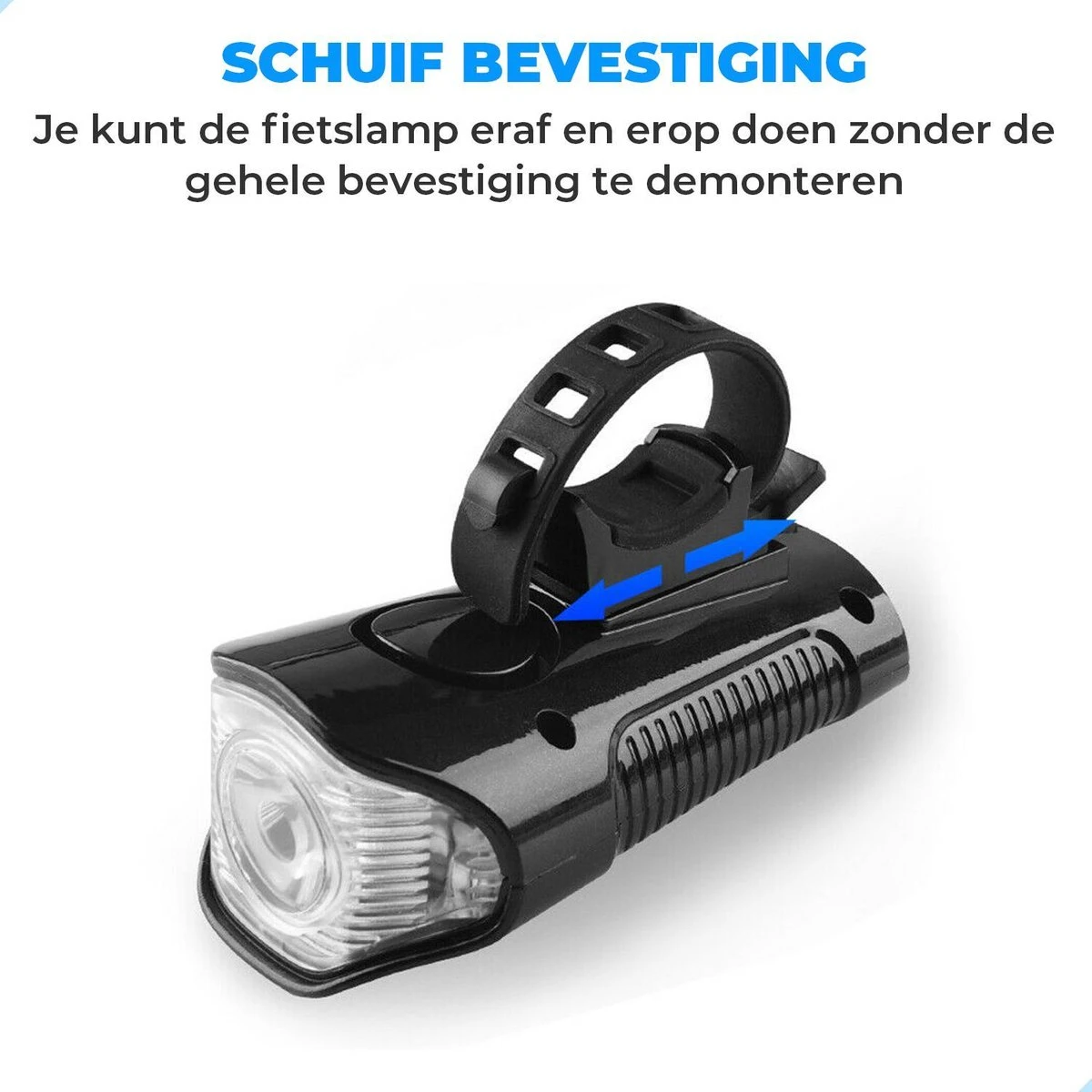 Seidon™ - Fietslamp - Fietsverlichting - Fietslampjes - Fiets Snelheidsmeter - LED Display - Klok - Fietsbel - Afbeelding 5