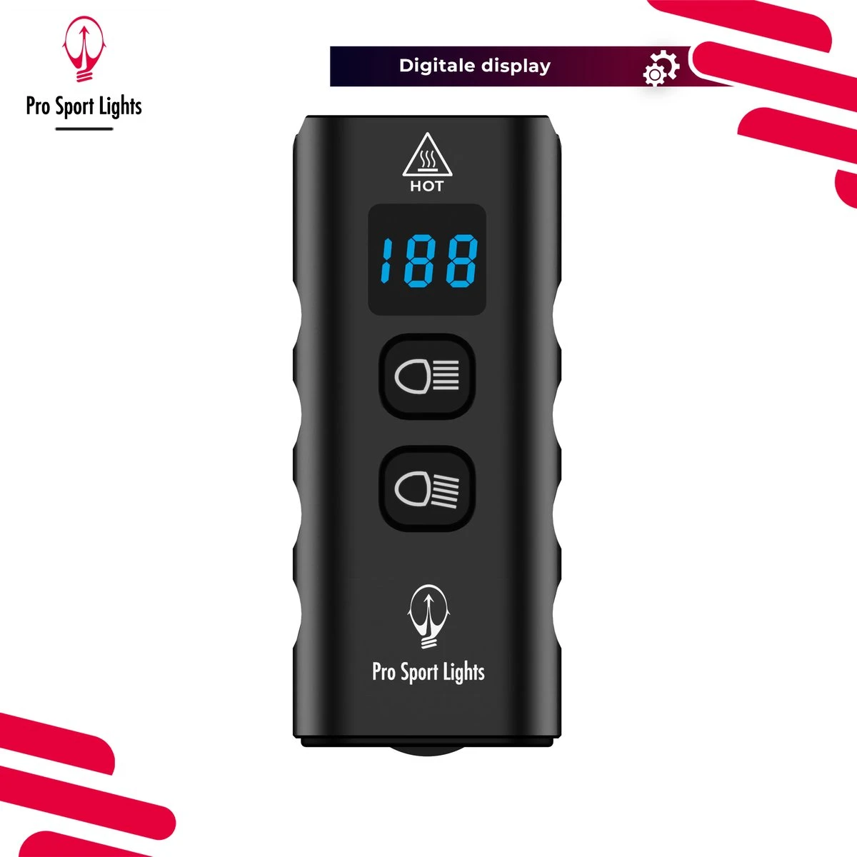 Pro Sport Lights Performance 1800 Lumen Fietslamp Voorlicht - Fietsverlichting USB Oplaadbaar - Koplamp Fiets - LED Racefiets / Mountainbike - Afbeelding 6