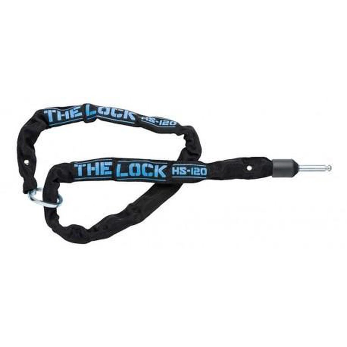 Trelock Insteeklock Kettingslot - ART1 - 120 Cm - Zwart/ Blauw - Afbeelding 3