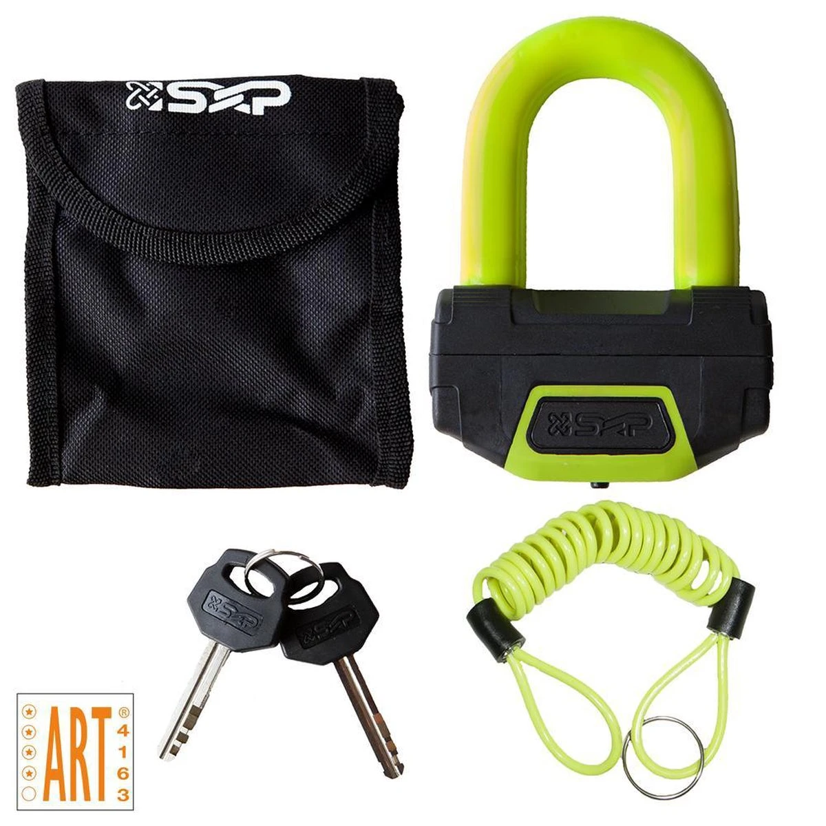 SXP Schijfremslot ART 4 - Geel - Afbeelding 2