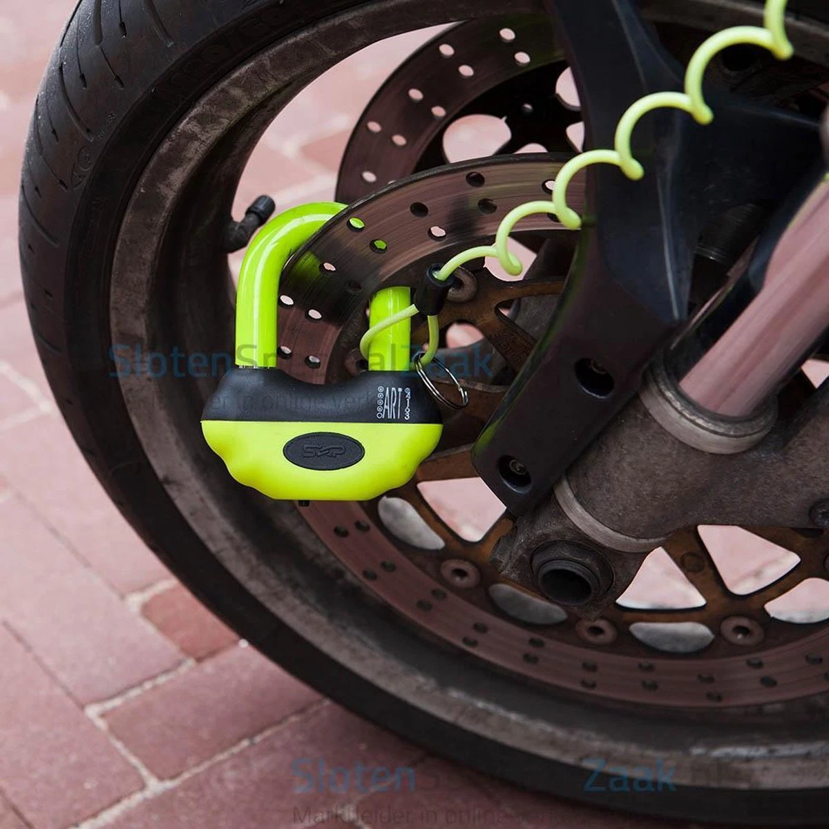 SXP Schijfremslot ART 4 - Geel - Afbeelding 4