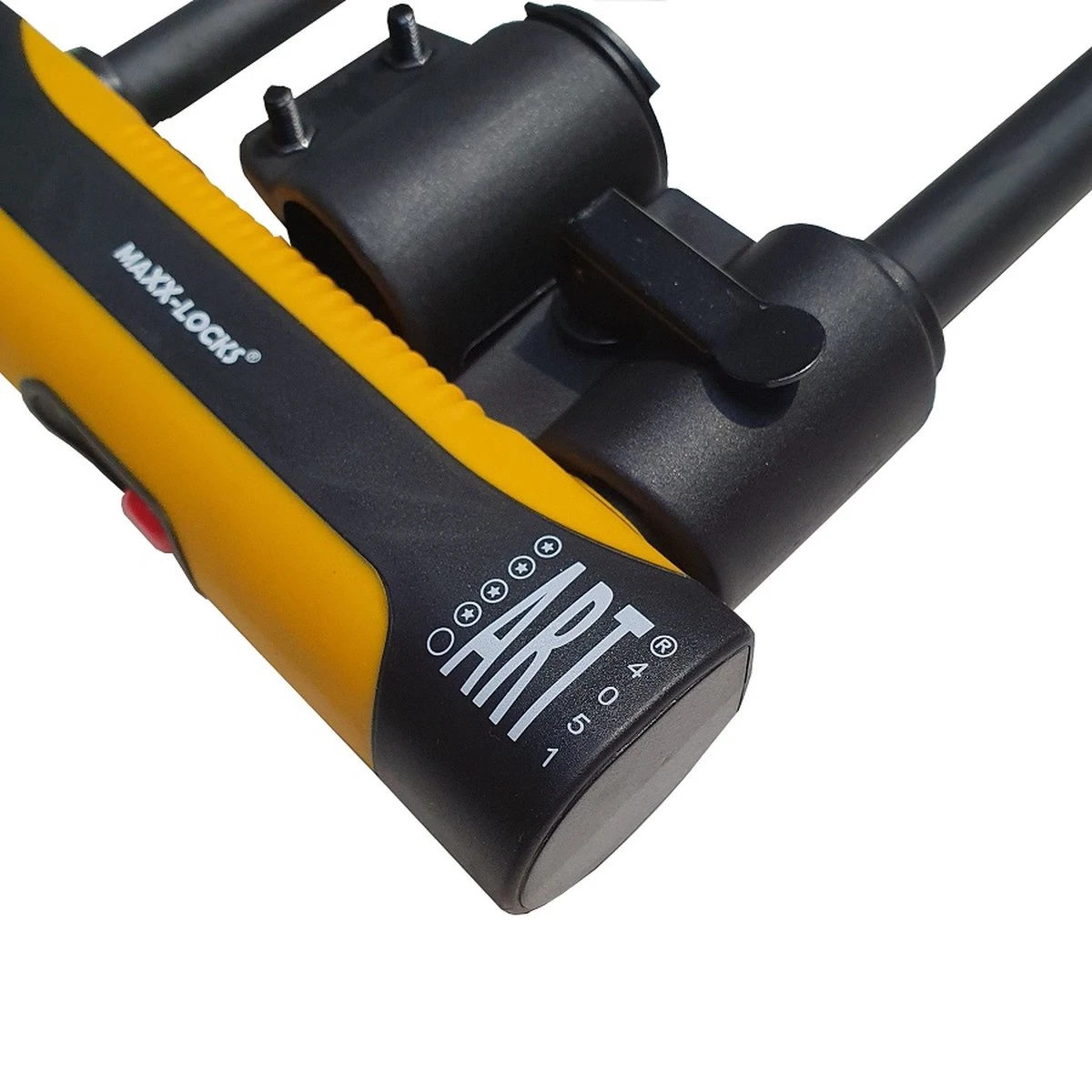 Maxx-Locks Raglan Beugelslot / Fietsslot / Motorslot / Scooterslot ART 4 - Geel - 32 Cm - Afbeelding 5