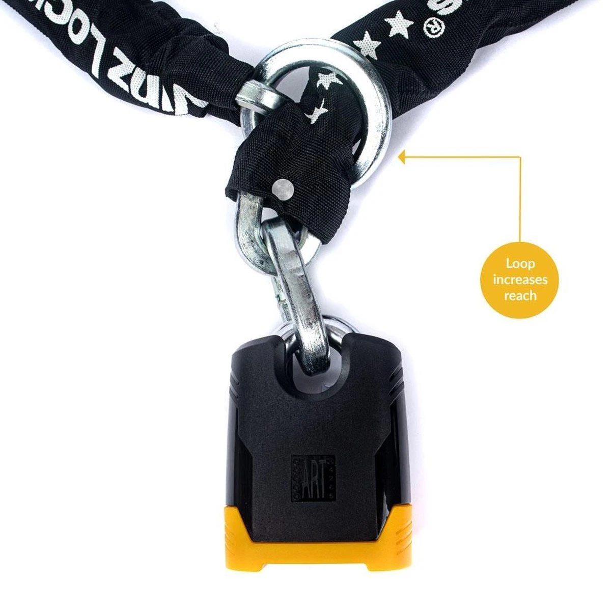 VINZ Batura Motorslot / Scooterslot / Kettingslot ART 5 - 120 Cm - Afbeelding 7