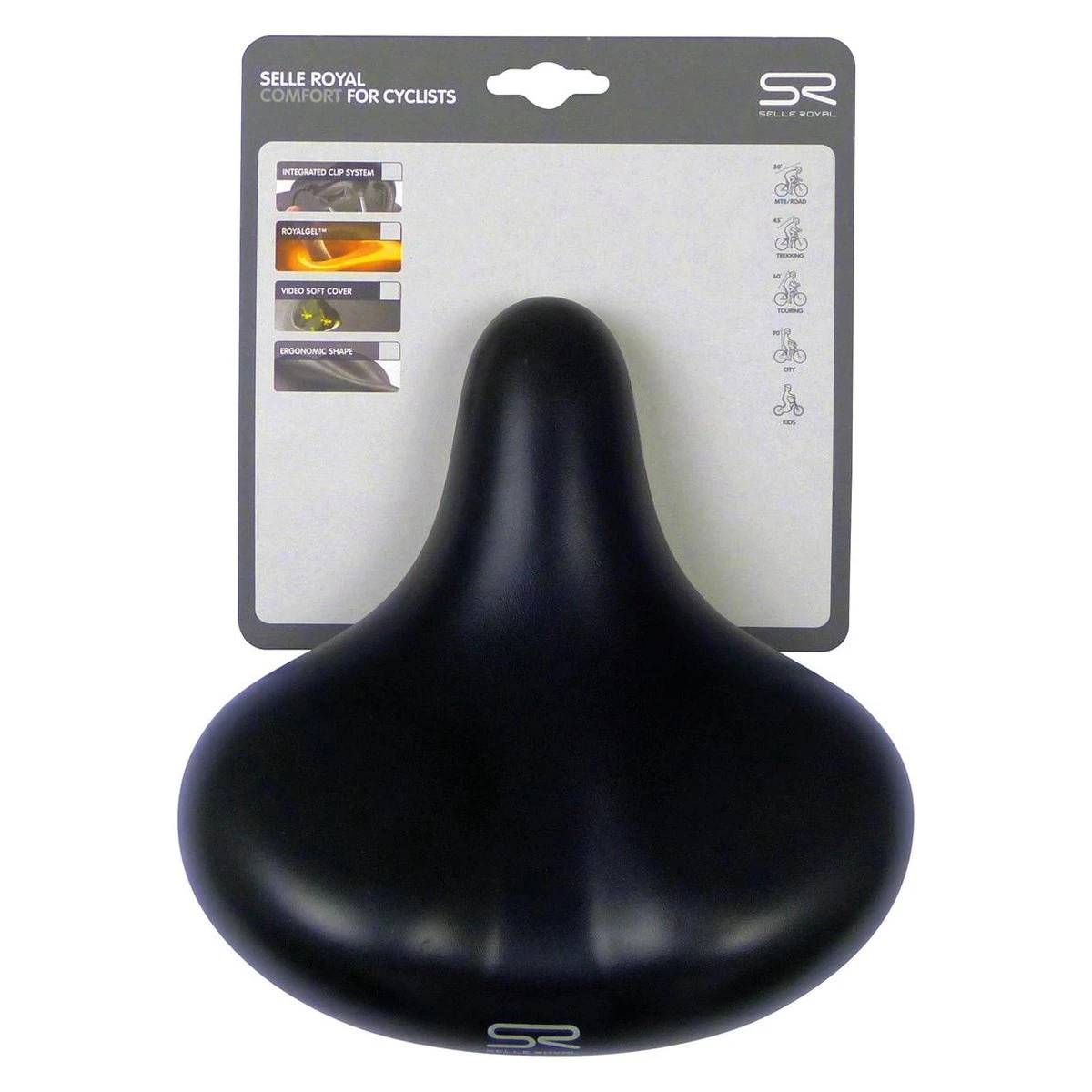 Fietszadel Selle Royal Gipsy Unisex - Zwart - Afbeelding 2