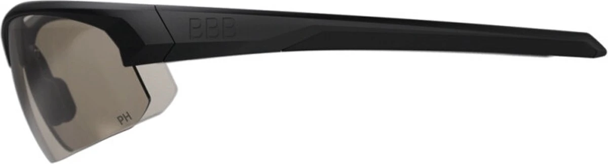 BBB Cycling Impress PH Fietsbril - Wielrenbril - Meekleurende Lens - Instelbaar Neusstuk - Mat Zwart - BSG-58PH - Afbeelding 6