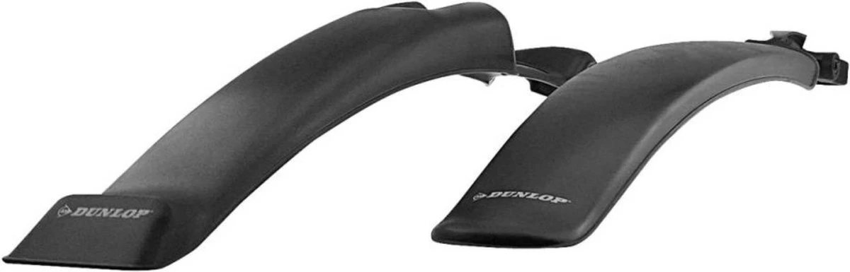 Dunlop 2x Spatbord Fiets/ Mountainbike - 24/ 26" - Verstelbaar - Met Bevestigingsmateriaal - Zwart - Afbeelding 5