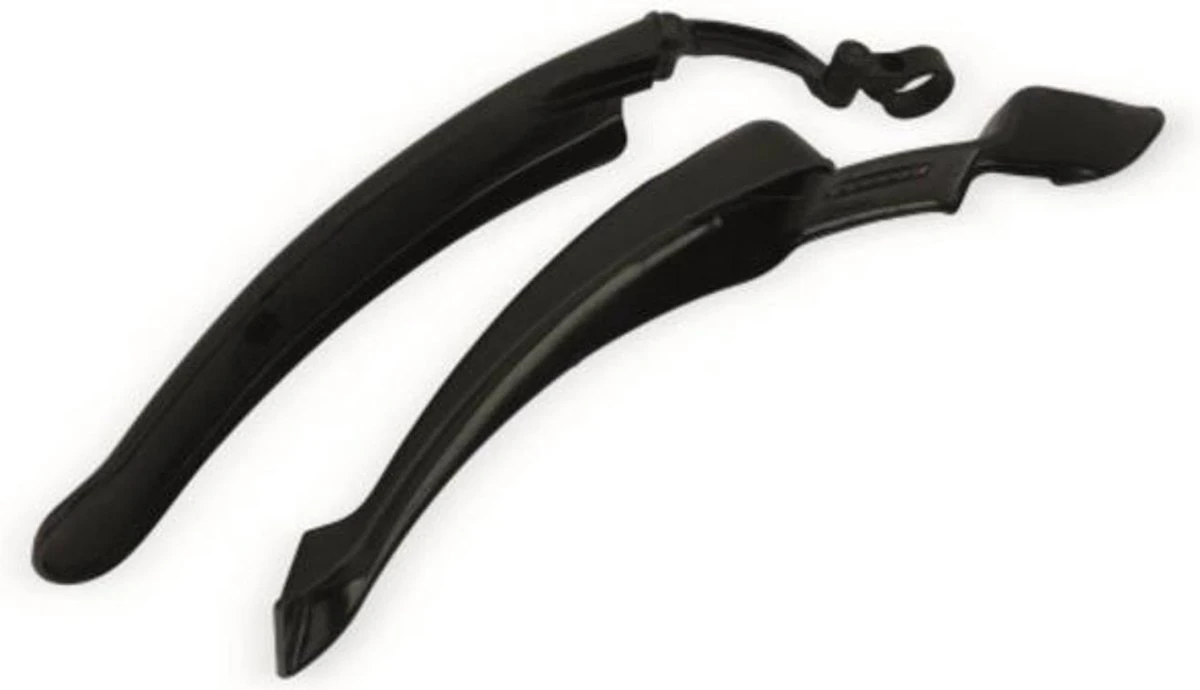 Dunlop 2x Spatbord Fiets/ Mountainbike - 24/ 26" - Verstelbaar - Met Bevestigingsmateriaal - Zwart - Afbeelding 8