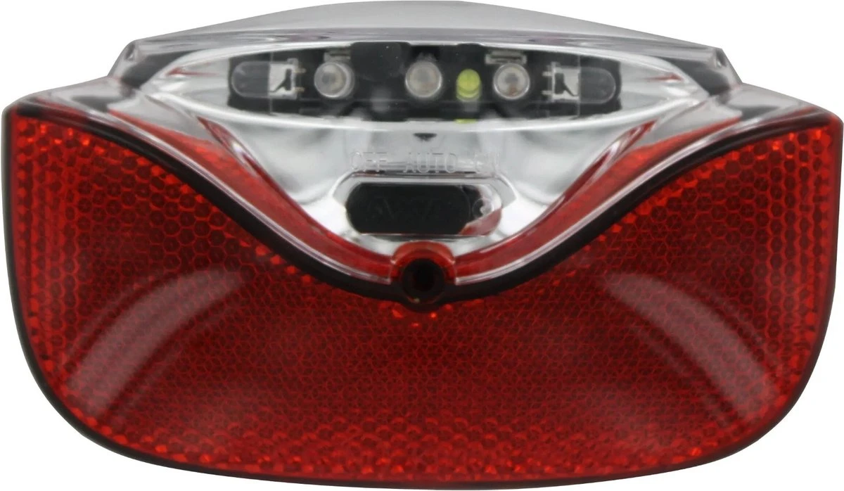 AXA Omega - Fiets Achterlicht - LED Fietsverlichting Op Batterij – Auto On/off Systeem - 50-80 Mm - Rood - Afbeelding 5